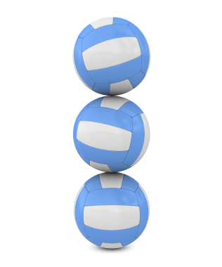 Drei Volleybälle