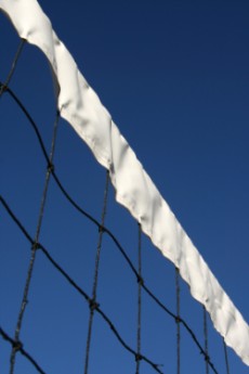 Volleyball und Himmel